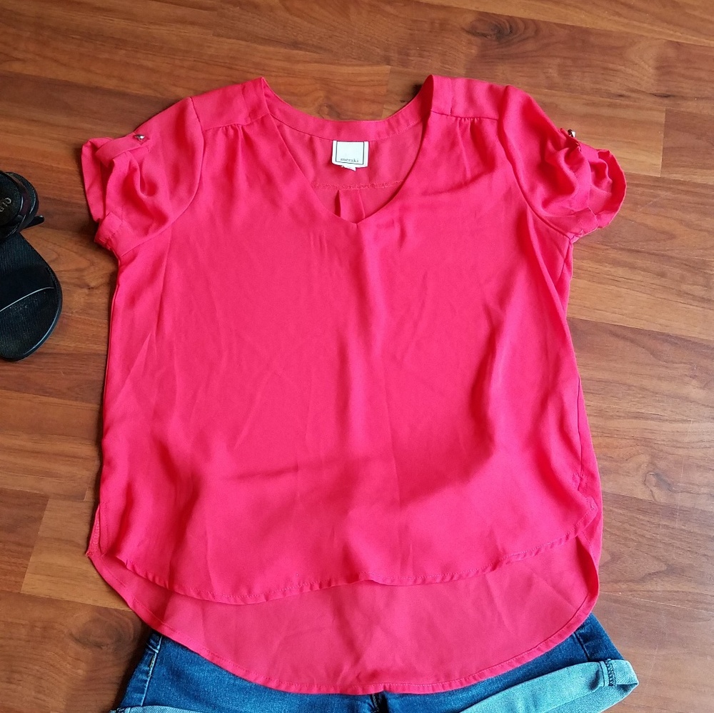 Pink blouse